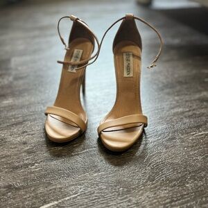 Steve Madden Tecy Tan Leather High Heels